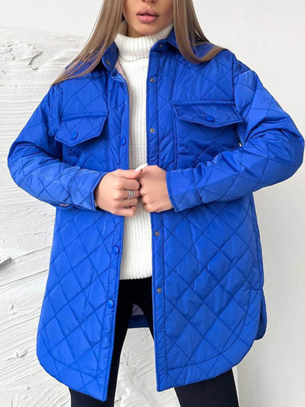 Long Buttoned Loose Jacket