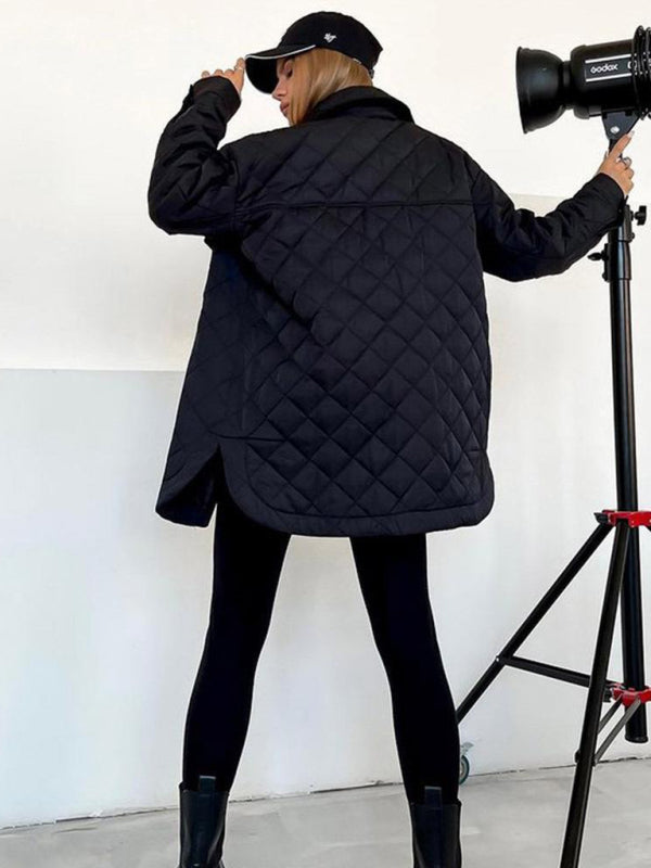 Long Buttoned Loose Jacket