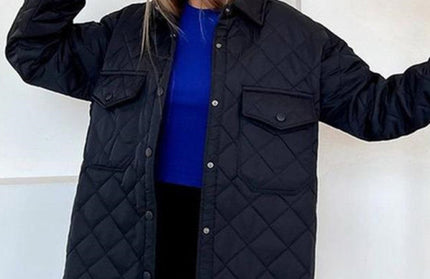 Long Buttoned Loose Jacket
