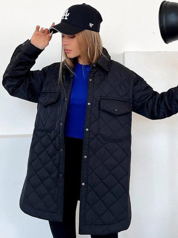 Long Buttoned Loose Jacket