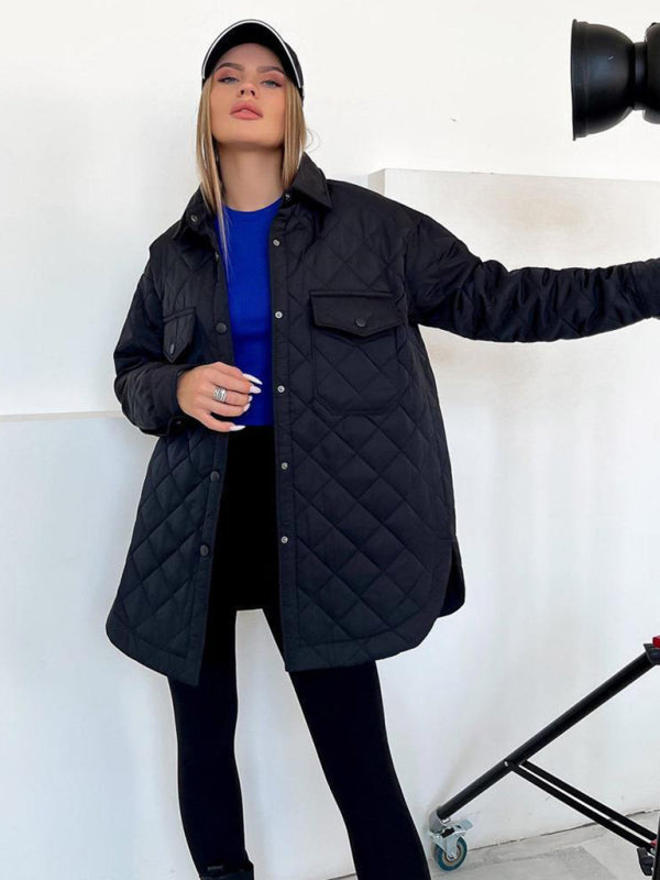 Long Buttoned Loose Jacket