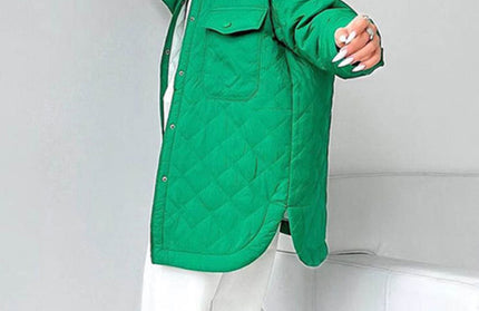 Long Buttoned Loose Jacket