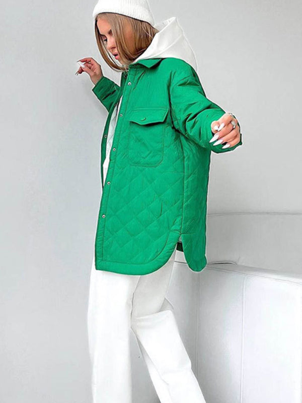 Long Buttoned Loose Jacket