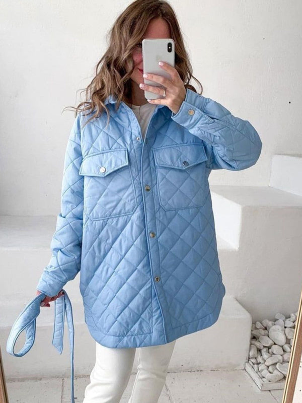 Long Buttoned Loose Jacket