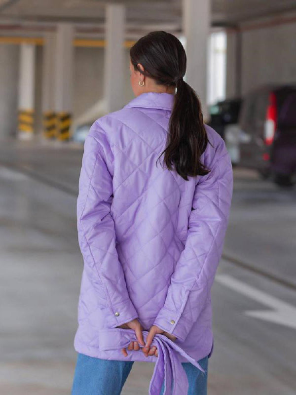 Long Buttoned Loose Jacket