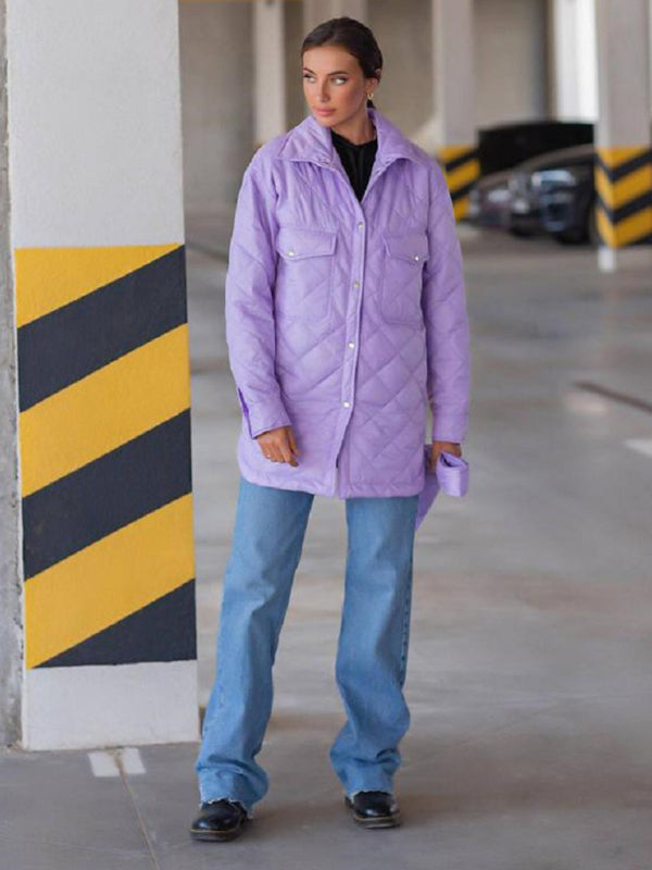 Long Buttoned Loose Jacket