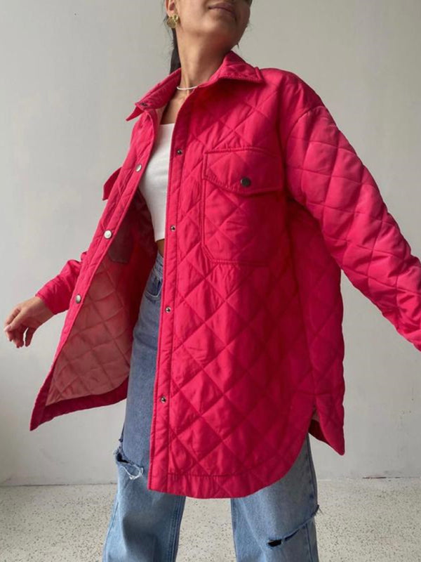 Long Buttoned Loose Jacket