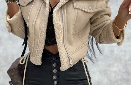 Lamb Wool Short Jacket