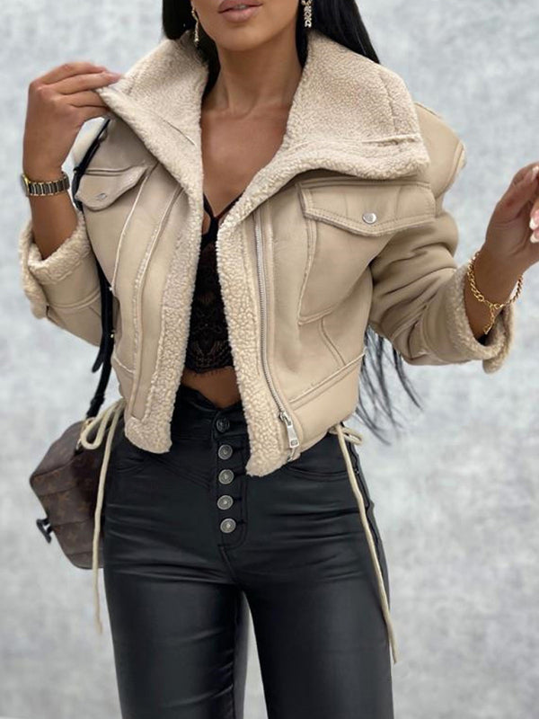 Lamb Wool Short Jacket
