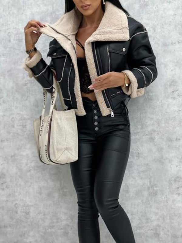Lamb Wool Short Jacket