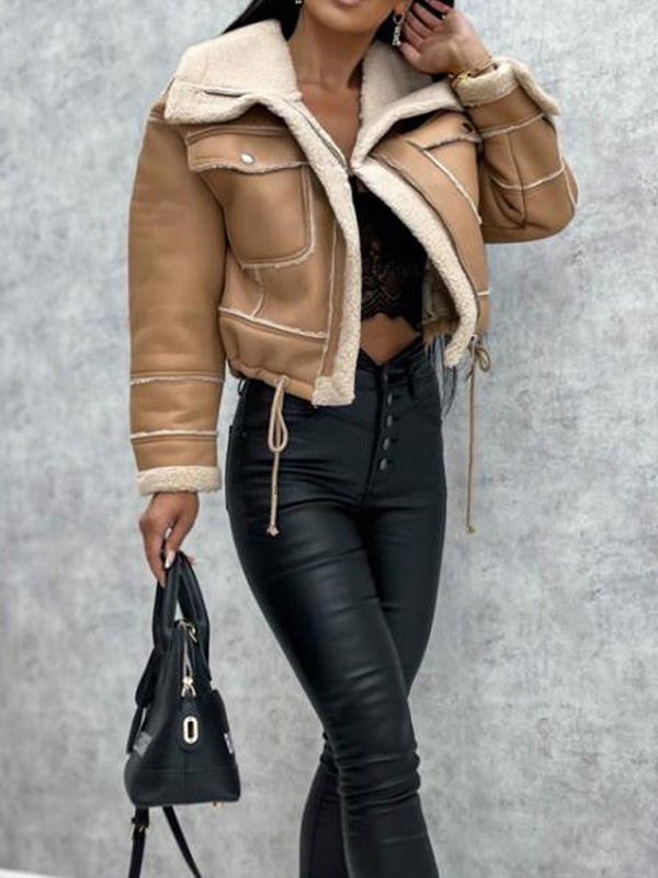 Lamb Wool Short Jacket