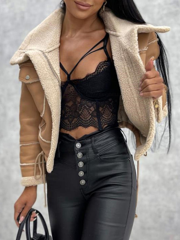 Lamb Wool Short Jacket