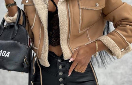 Lamb Wool Short Jacket
