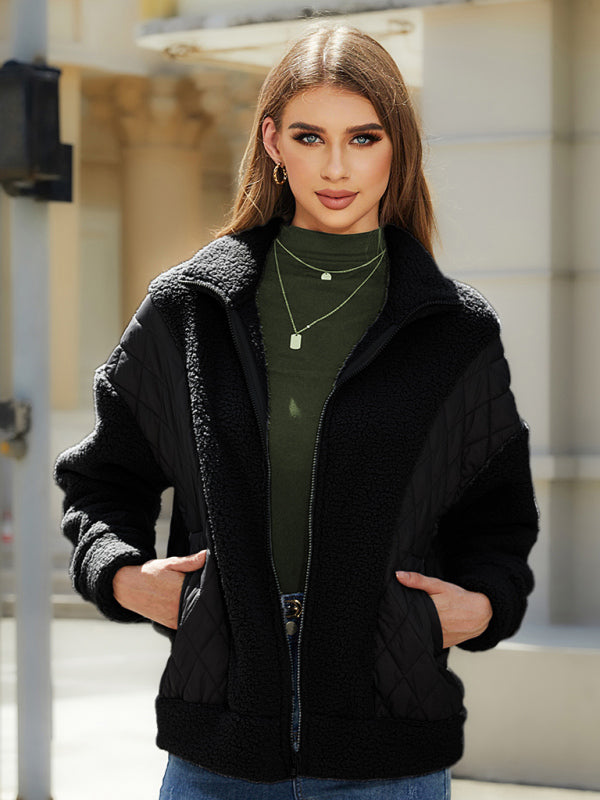 Zippered Plush Jacket