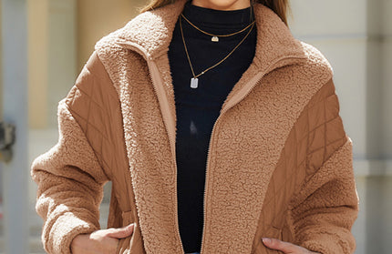 Zippered Plush Jacket
