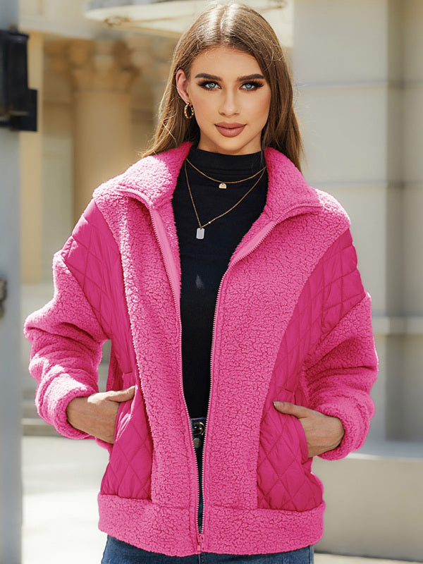 Zippered Plush Jacket