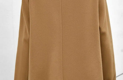 Elegant Long Sleeve Loose Woolen Jacket