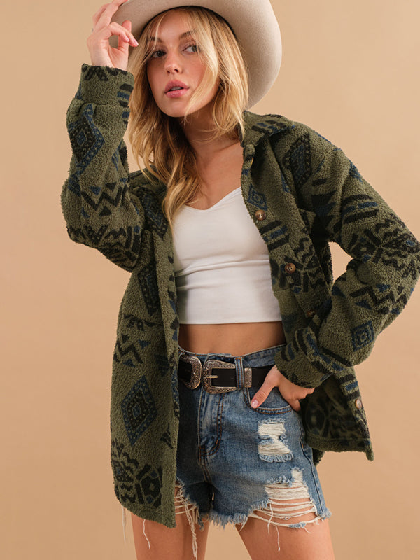 Plush Long Sleeve Jacket