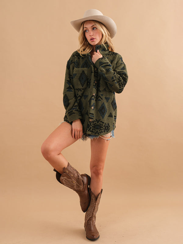 Plush Long Sleeve Jacket