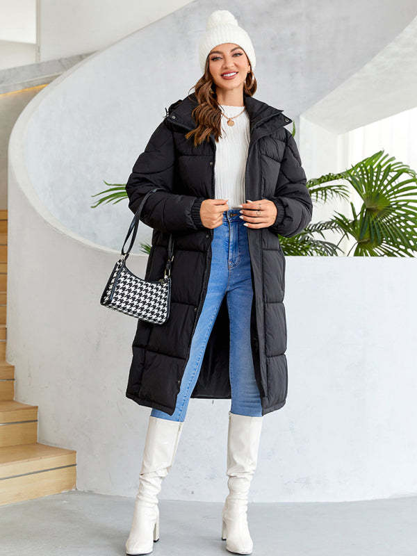 Windproof Thickened Long Coat