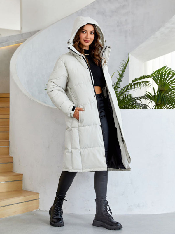 Windproof Thickened Long Coat