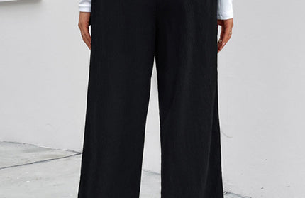 High Waist Loose Fit Wide Leg Pants