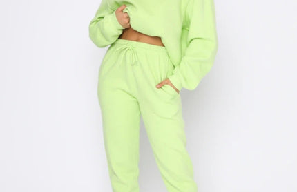 Casual Pullover Long Sleeve Sweater Suit - Hey Love Boutique