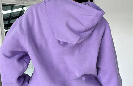 Loose Sweatshirt Shorts Set
