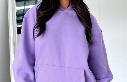 Loose Sweatshirt Shorts Set