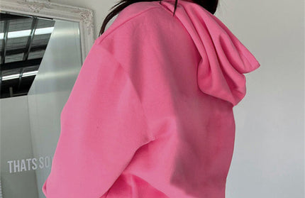 Loose Sweatshirt Shorts Set