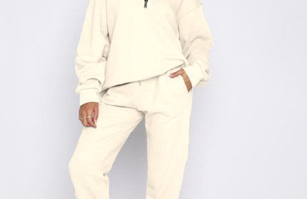 Pullover Long-Sleeved Sweatshirt Set - Hey Love Boutique