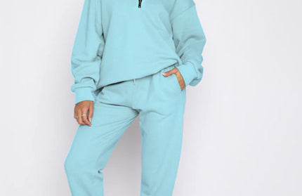 Pullover Long-Sleeved Sweatshirt Set - Hey Love Boutique