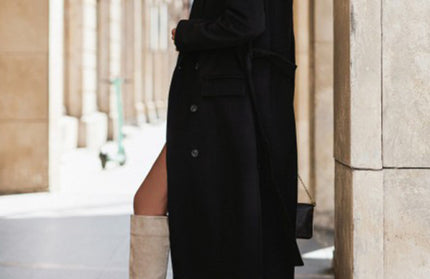 Tie Up Woolen Jacket