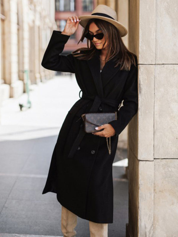 Tie Up Woolen Jacket