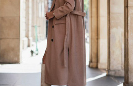 Tie Up Woolen Jacket