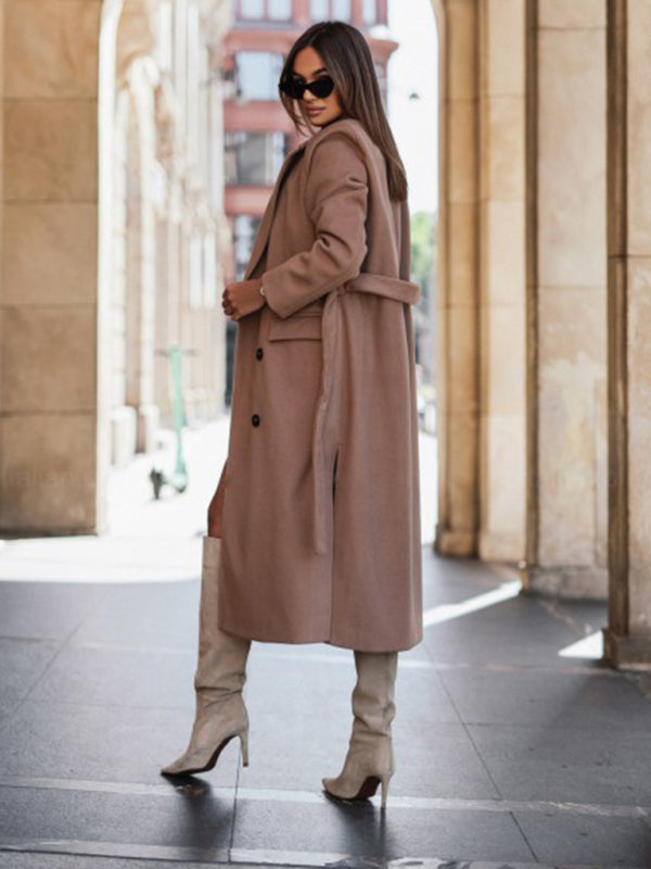 Tie Up Woolen Jacket
