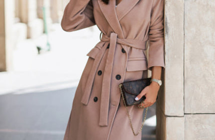 Tie Up Woolen Jacket