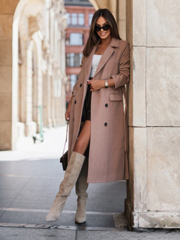 Tie Up Woolen Jacket