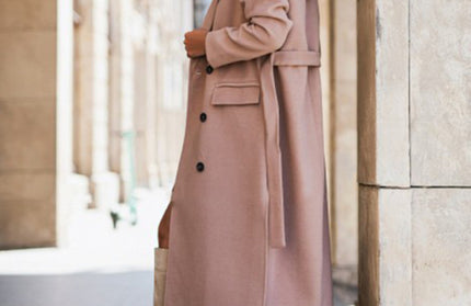 Tie Up Woolen Jacket