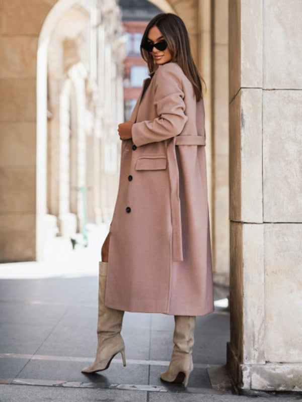 Tie Up Woolen Jacket