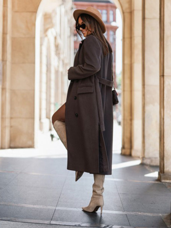 Tie Up Woolen Jacket