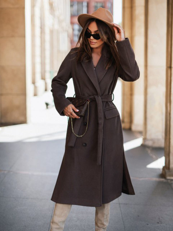 Tie Up Woolen Jacket