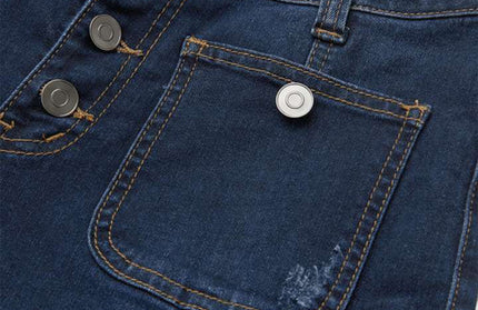 Stretch High Waist Flared Jeans