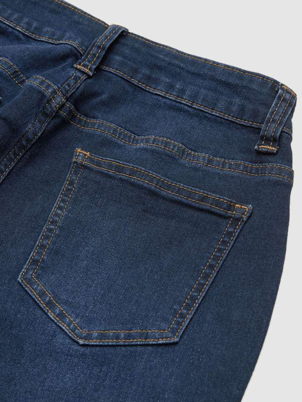 Stretch High Waist Flared Jeans