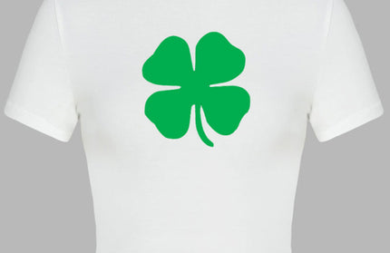 St. Patrick's Day Green Leaf Print T-Shirt