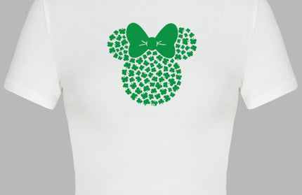St. Patrick's Day Green Leaf Print T-Shirt