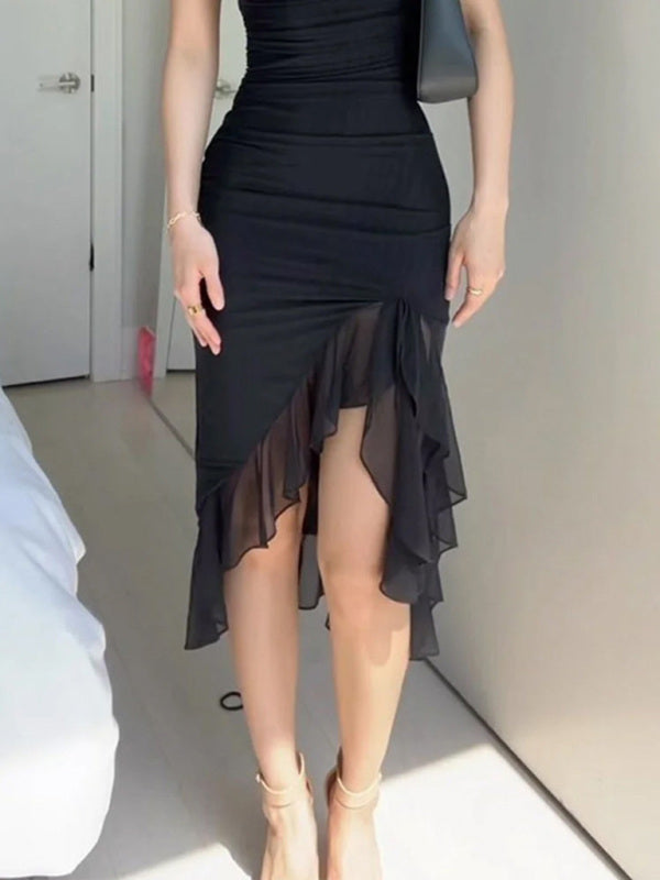 Elegant Pleat Dress