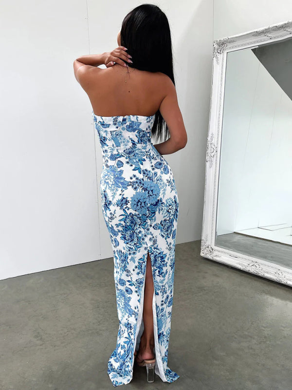 Backless Cocktail Long Dress