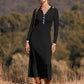 Knitted Slim Long-Sleeved Dress