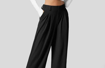 Casual Loose Wide Leg Pocket Pants